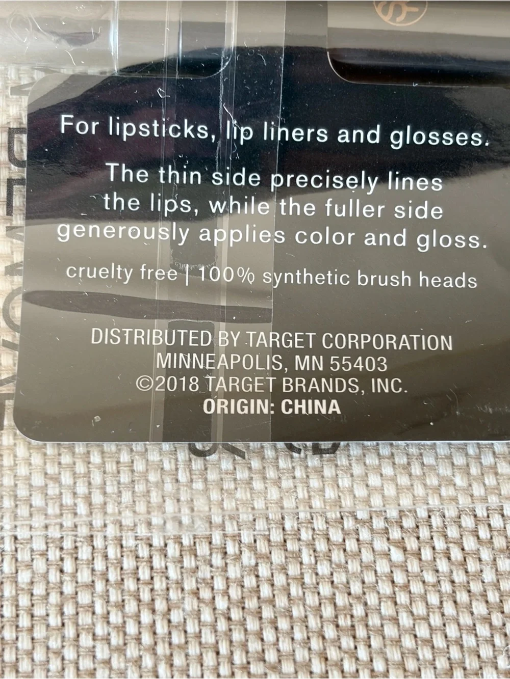 Sonia Kashuk Black 2-in-1 Professional Retractable Lip Brush number 401